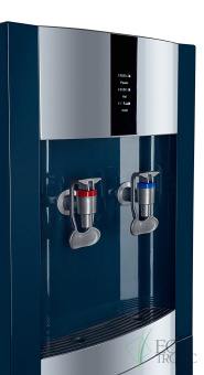 Кулер Экочип V21-LF green+silver с холодильником