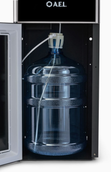 Кулер с чайным столиком Тиабар LK-AEL-51a black/silver