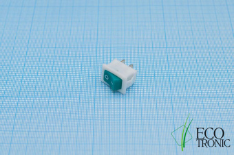 Выключатель зеленый короткий