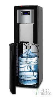 Кулер для воды Ecotronic P9-LX Black с нижней загрузкой бутыли