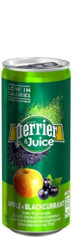 Perrier (Перье) 0.25л ( Яблоко/черн.смор. ) Газ.