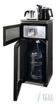 Кулер с чайным столиком Тиабар Ecotronic TB9-LN silver