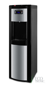 Кулер для воды Ecotronic P9-LX Black с нижней загрузкой бутыли