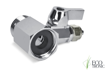 Краник врезной 1\2"-1\4"