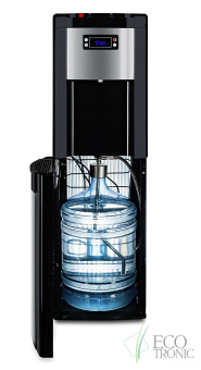 Кулер для воды Ecotronic P9-LX Black с нижней загрузкой бутыли