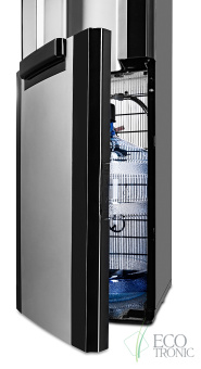 Кулер для воды Ecotronic P8-LX Black с нижней загрузкой бутыли