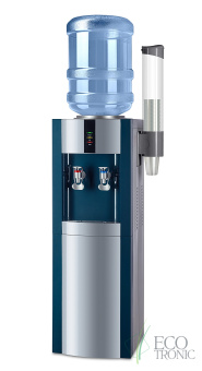 Кулер Экочип V21-LF green+silver с холодильником