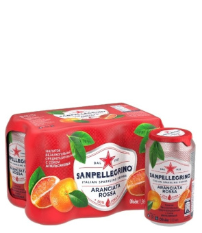 San Pellegrino 0.33л ( Красный апельсин ) Газ.