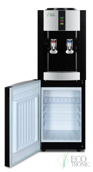 Кулер для воды Ecotronic H1-LCE Black со шкафчиком