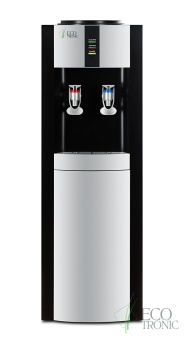 Кулер для воды Ecotronic H1-LCE Black со шкафчиком