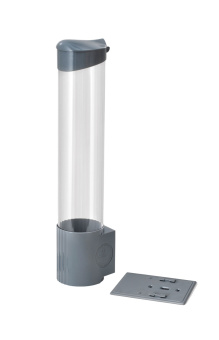 Держатель стаканов на магните AEL серый