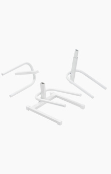 Подставка для 3-х бутылей белая РОССИЯ