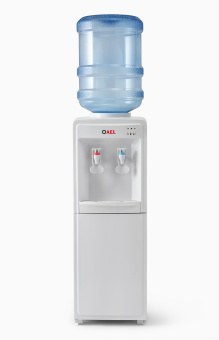 Кулер для воды LD-AEL-17c (со шкафчиком) white/silver