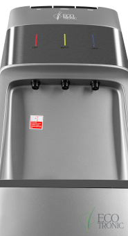 Кулер с нижней загрузкой бутыли Ecotronic M30-LXE silver+SS
