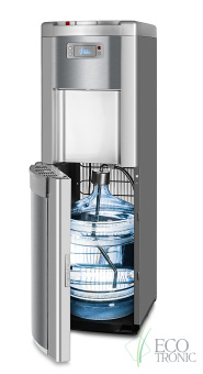 Кулер для воды Ecotronic P9-LX Silver с нижней загрузкой бутыли