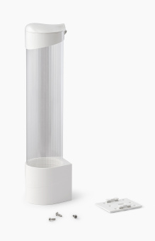 Держатель на шурупах, белый (1*32) 