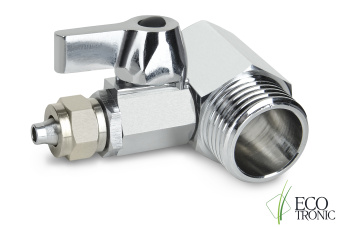 Краник врезной 1\2"-1\4"