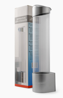 Держатель на шурупах, серебро (1*32)