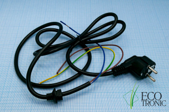 Сетевой шнур электрический к мод. C2, C4 черный