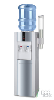 Кулер Экочип V21-LF white+silver с холодильником