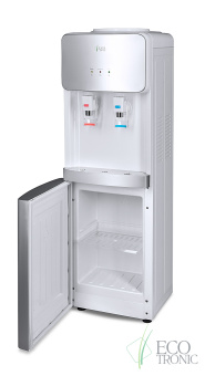Кулер Ecotronic J21-LC white+silver