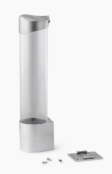 Держатель на шурупах, серебро (1*32)