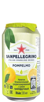 San Pellegrino 0.33л ( Грейпфрут ) Газ.