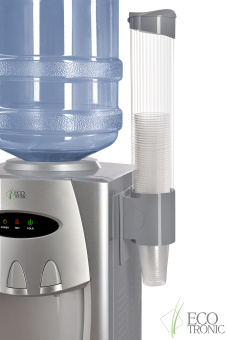 Держ.стаканов на магните и на шурупах Ecotronic (серый)