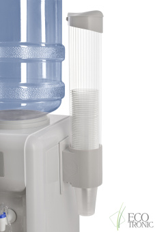 Держ.стаканов на магните и на шурупах Ecotronic (белый)